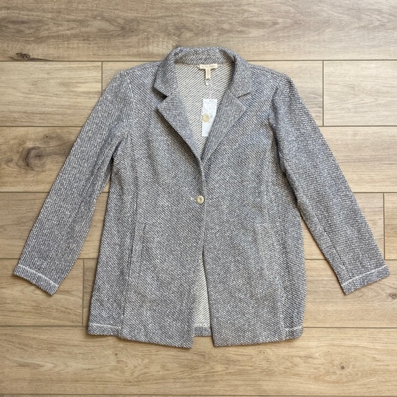 Eileen Fisher Jackets & Blazers - NWT Eileen Fisher | Ash Notch Collar | Long Knit Jacket